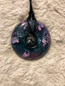 Resin Pendant Necklace