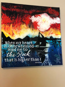 The Rock Ocean Inspired Wall Art